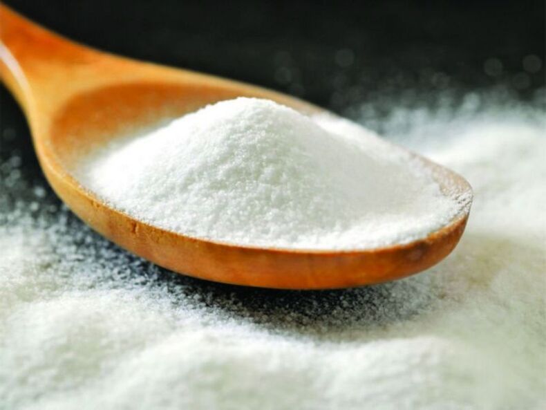 bicarbonato de sodio como medio para aumentar el tamaño